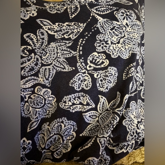 We The Free Floral Blue Washed Women's Top - Picture 5 of 6